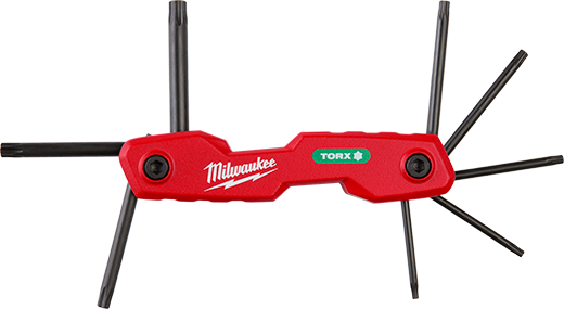Milwaukee 48-22-2184 8-Key Folding Hex Key Set - Torx