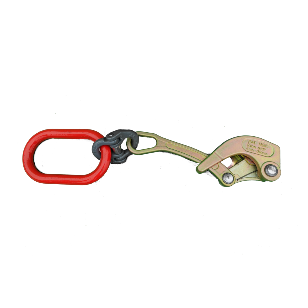     pipe pulling hook and grab assembly