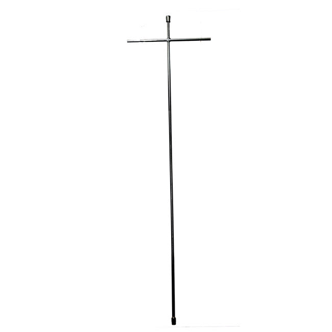 Service Box Wrench Rod Pent End on Extended Shaft - Waterworks Tool Company