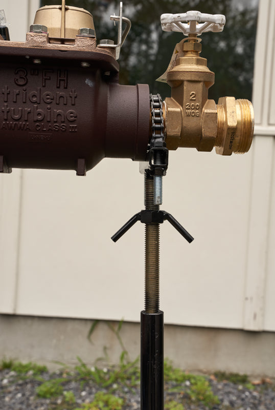 Hydrant Meter Stand – Adjustable 14”–28” Water Meter Support